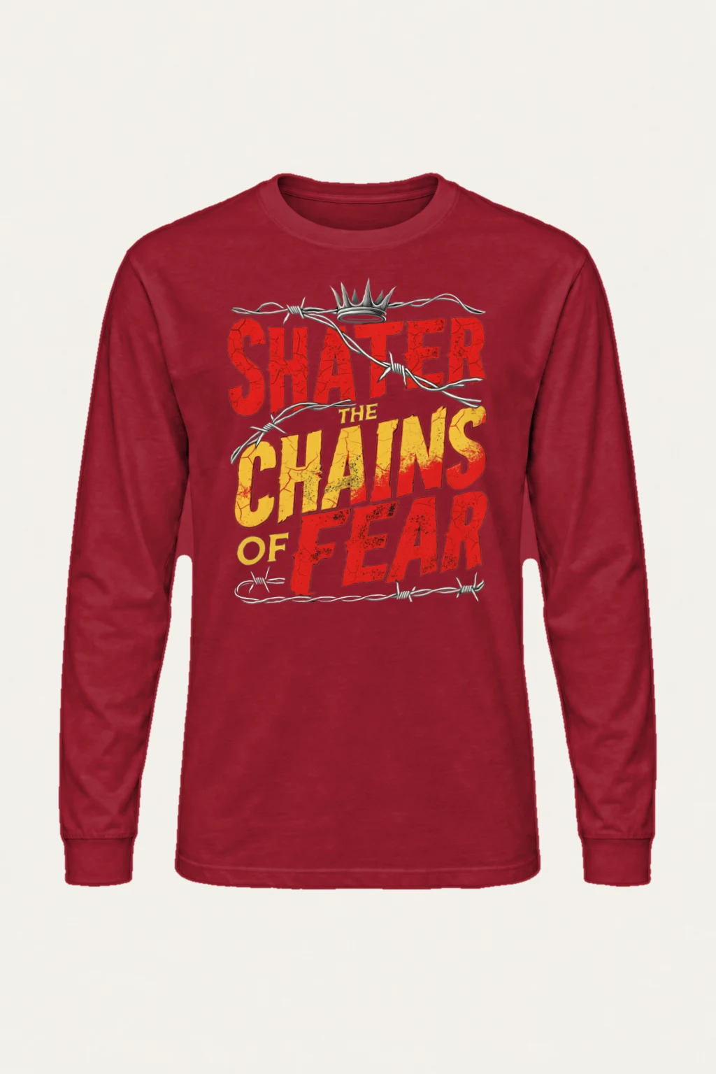 "Barbed Wire Crown" Unisex Longsleeve T-shirt