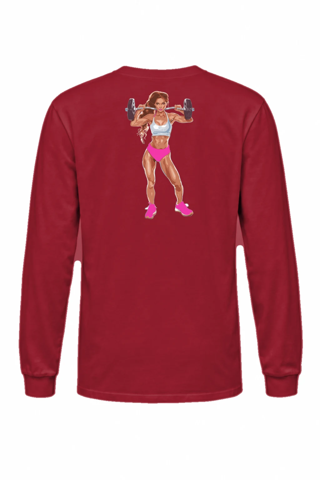 "Barbell Barbie" Unisex Longsleeve T-shirt | Gildan 2400