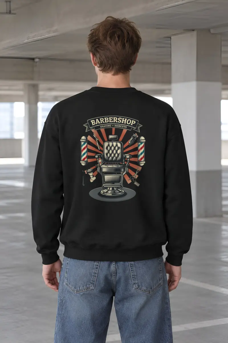 "Barbershop Classics" Heavy Blend Unisex Crewneck Sweatshirt
