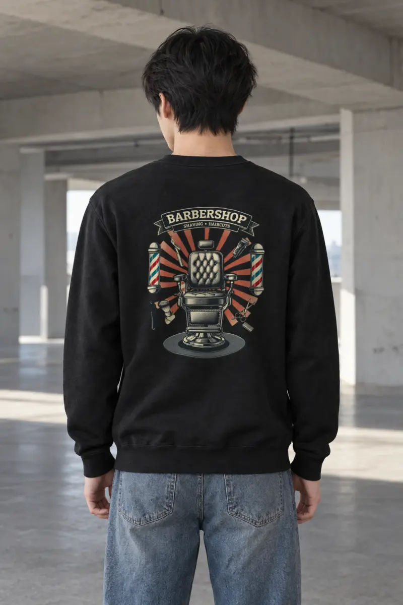 "Barbershop Classics" Heavy Blend Unisex Crewneck Sweatshirt
