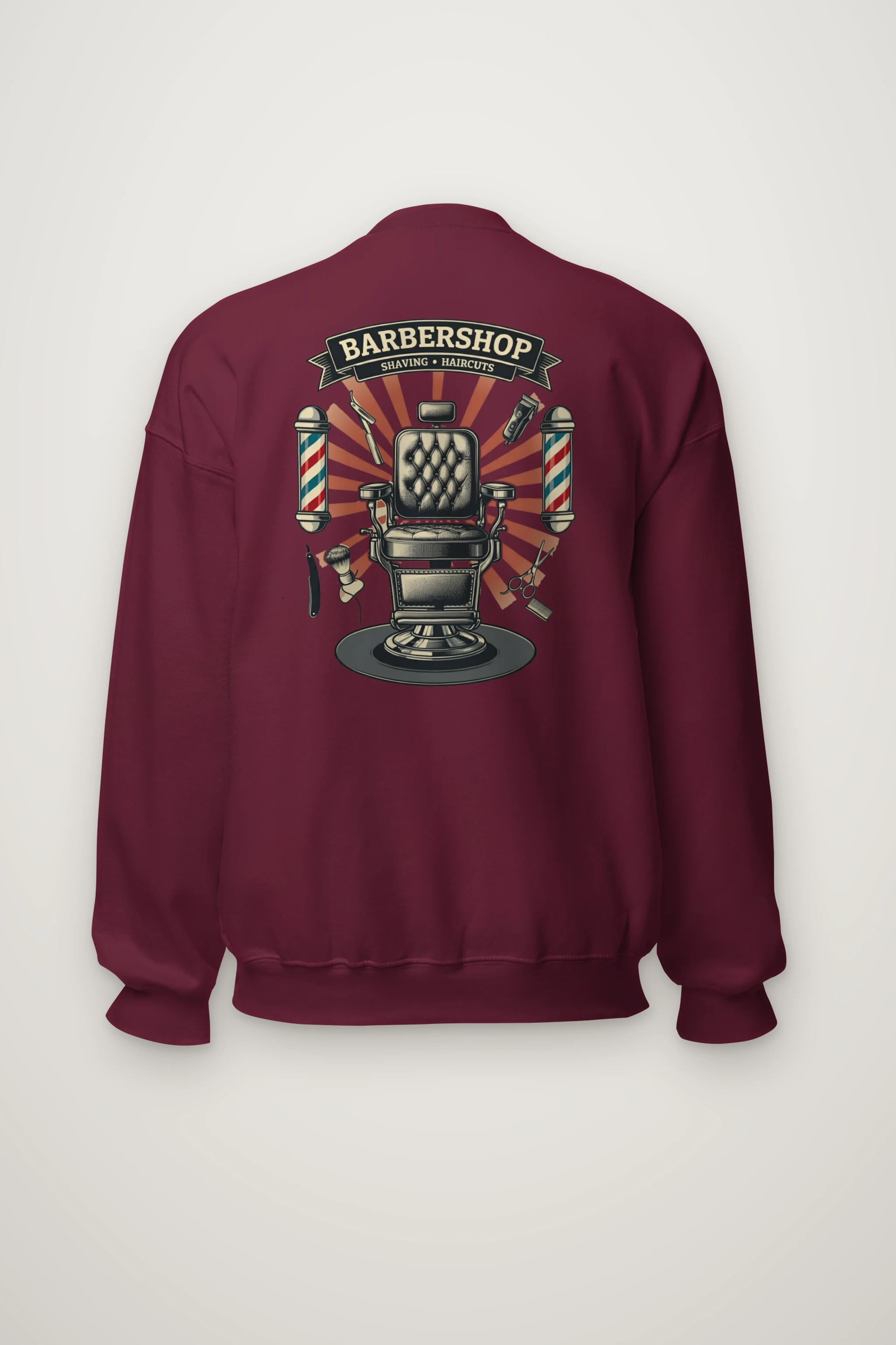"Barbershop Classics" Heavy Blend Unisex Crewneck Sweatshirt