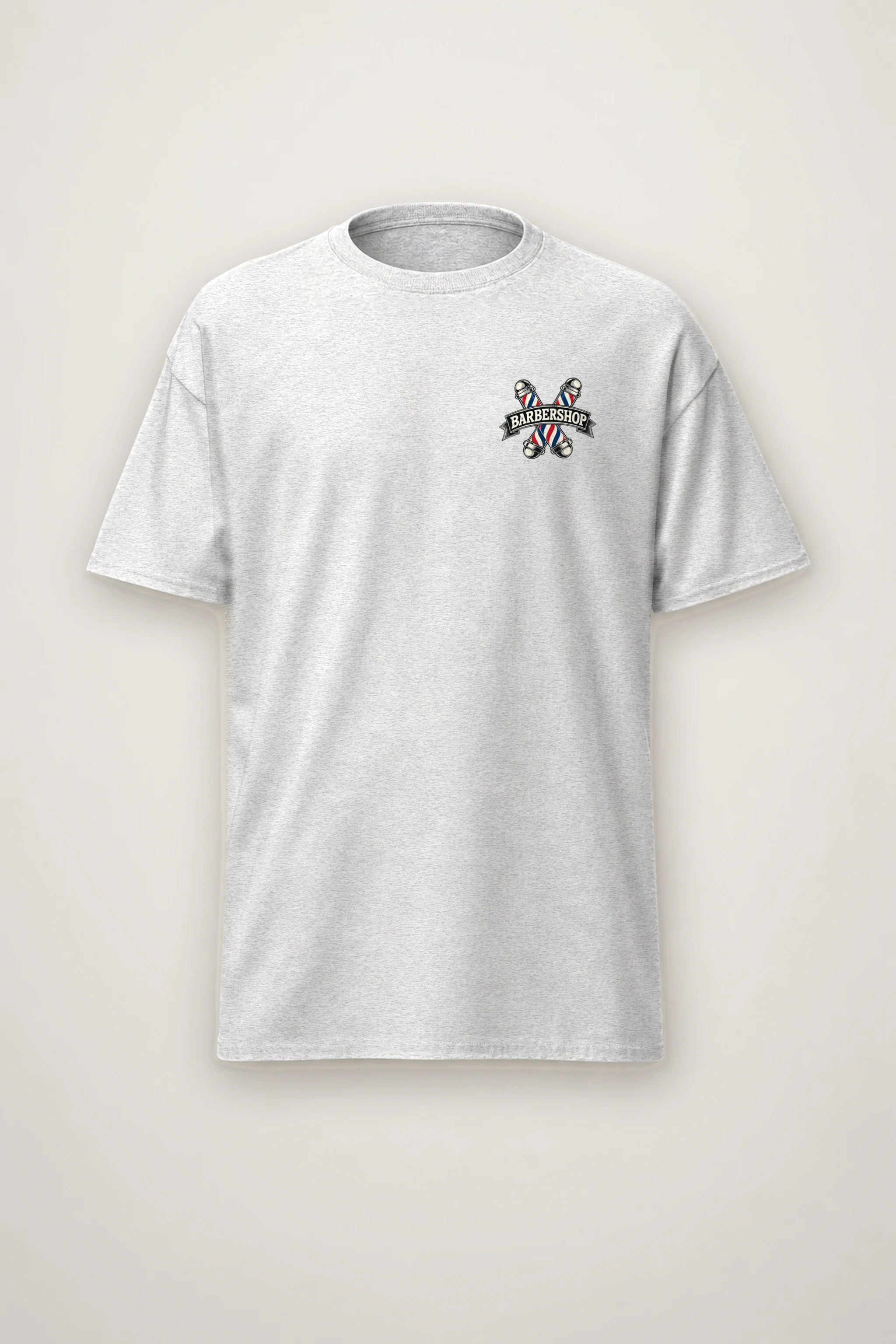 "Barbershop Shaving" Heavyweight Unisex Crewneck T-shirt