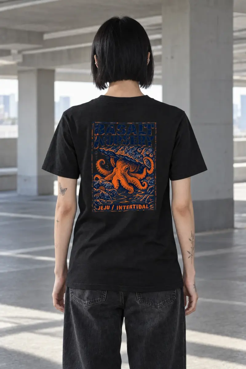 "Basalt Nursery Jeju Intertidal" Heavyweight Unisex Crewneck T-shirt