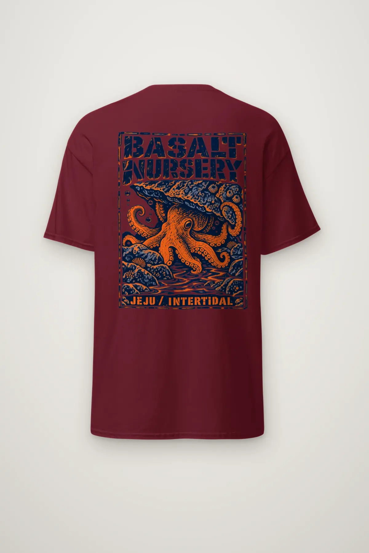 "Basalt Nursery Jeju Intertidal" Heavyweight Unisex Crewneck T-shirt