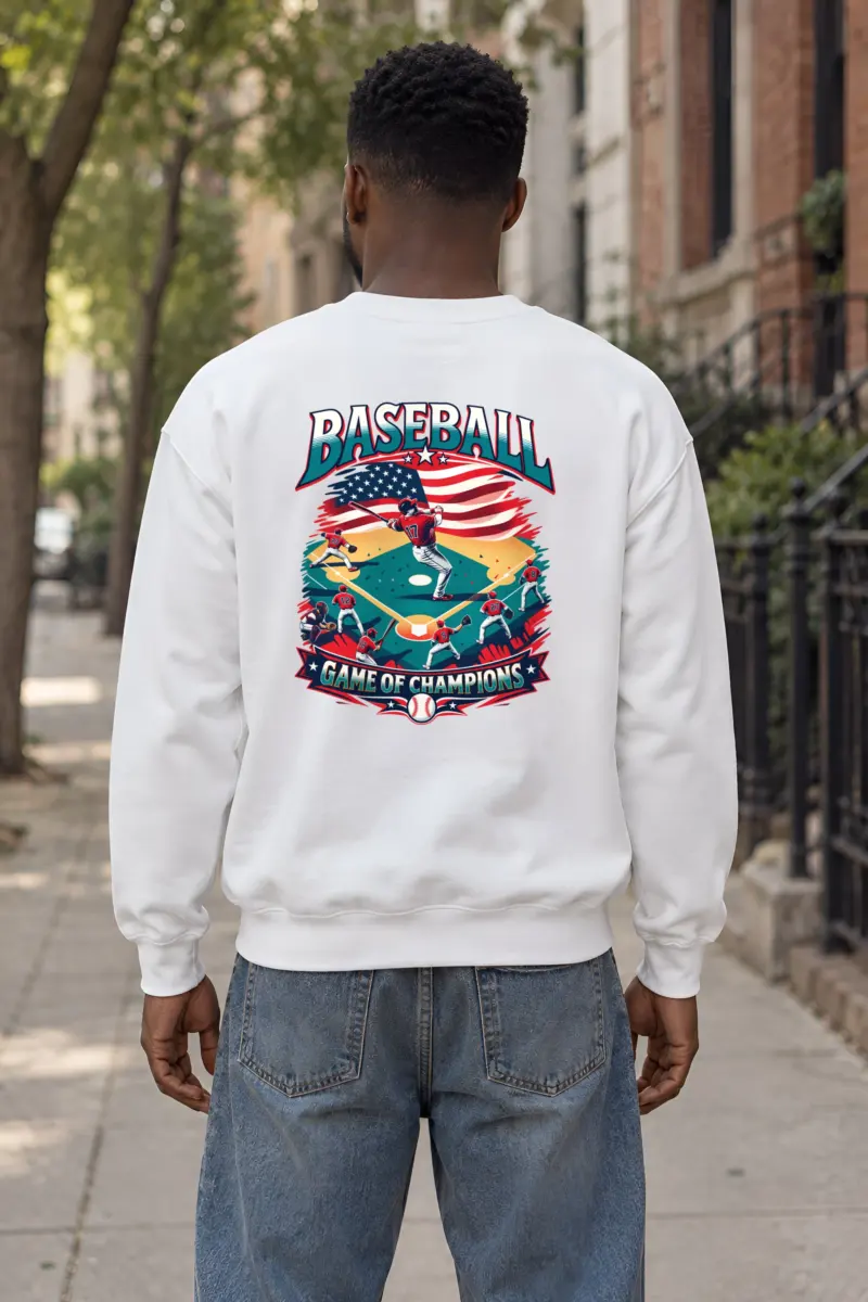 "Baseball Game Of Champions" Heavy Blend Unisex Crewneck Sweatshirt