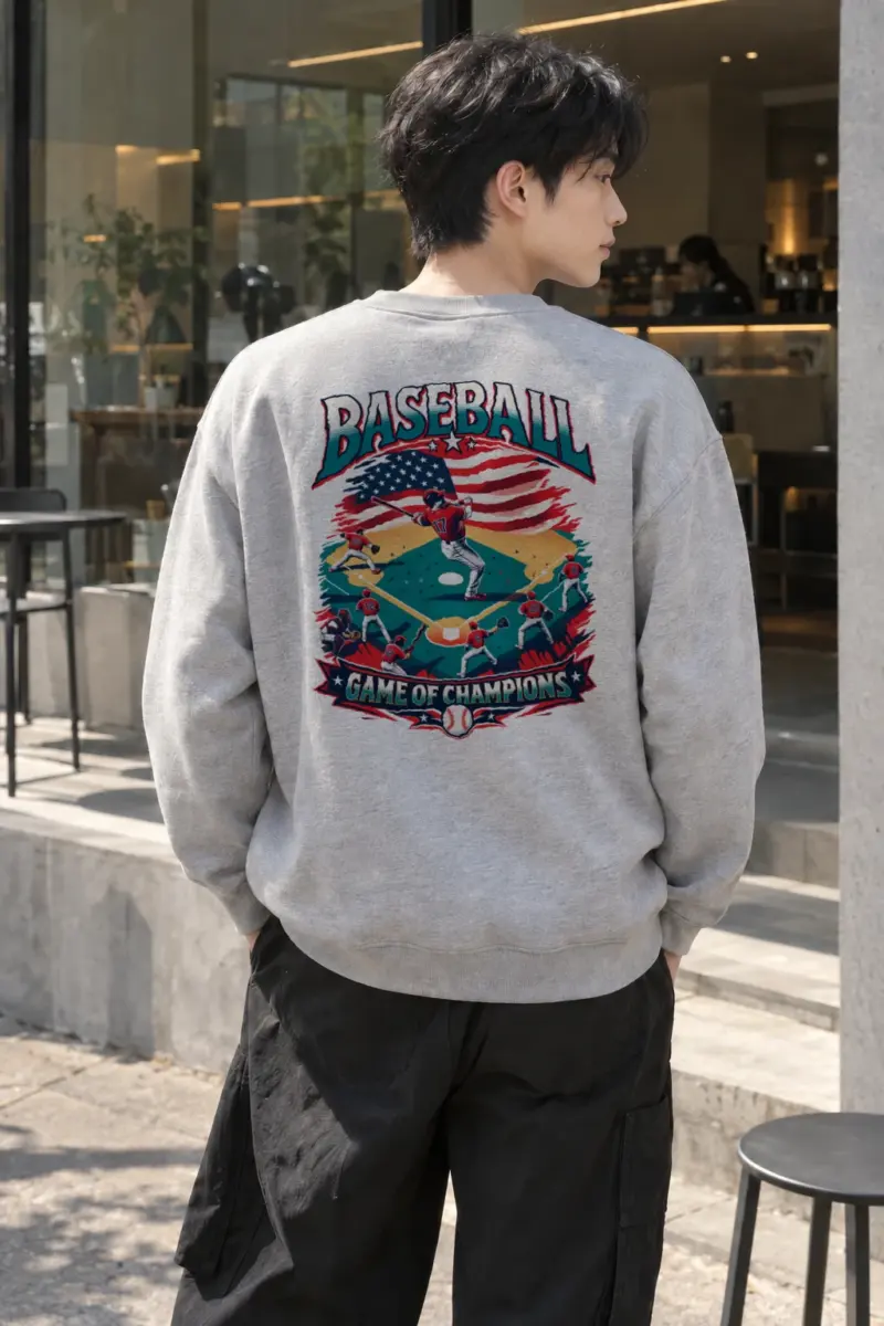 "Baseball Game Of Champions" Heavy Blend Unisex Crewneck Sweatshirt | Gildan 18000