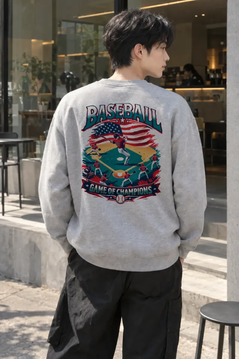 "Baseball Game Of Champions" Heavy Blend Unisex Crewneck Sweatshirt | Gildan 18000