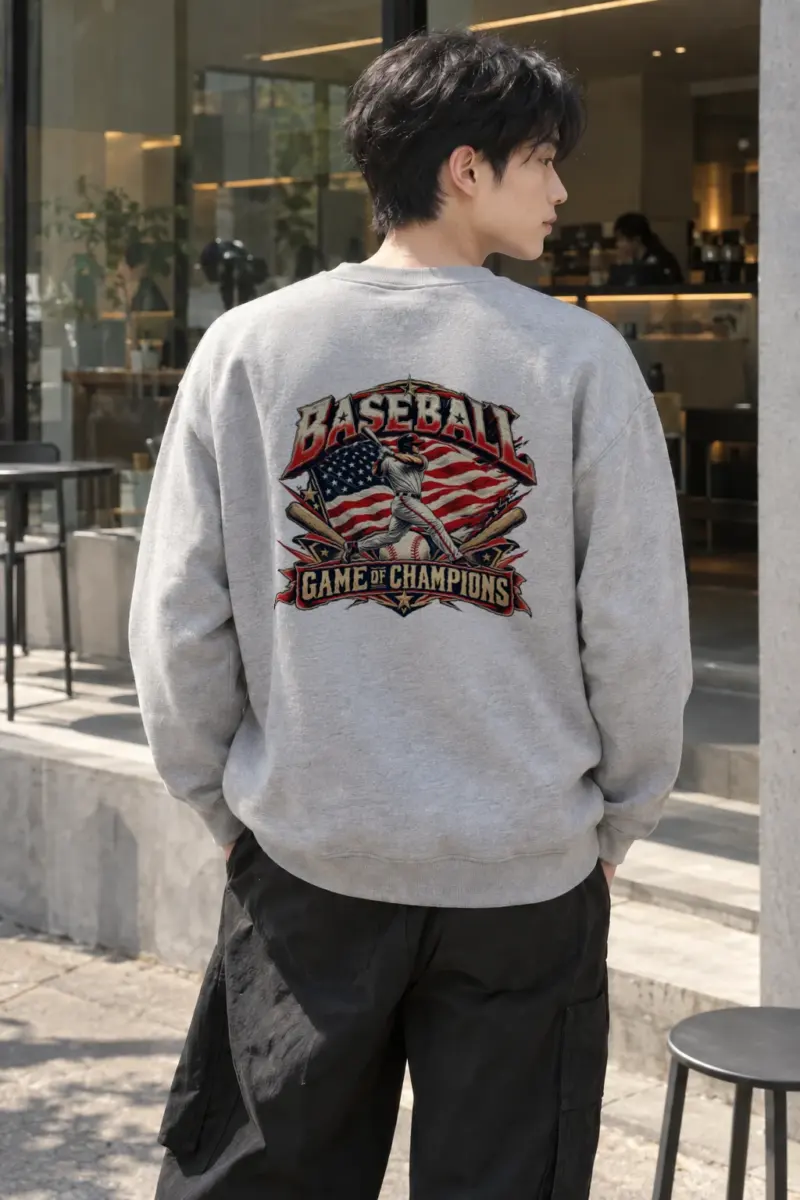 "Baseball Game Of Champions" Heavy Blend Unisex Crewneck Sweatshirt | Gildan 18000