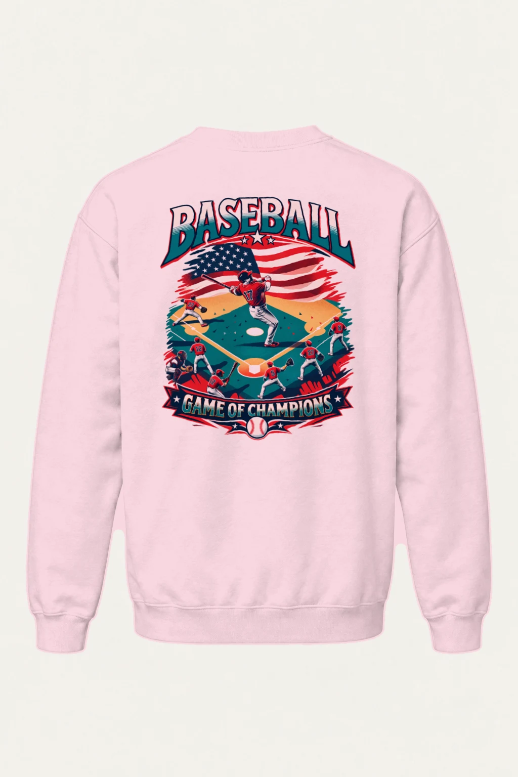 "Baseball Game Of Champions" Heavy Blend Unisex Crewneck Sweatshirt | Gildan 18000