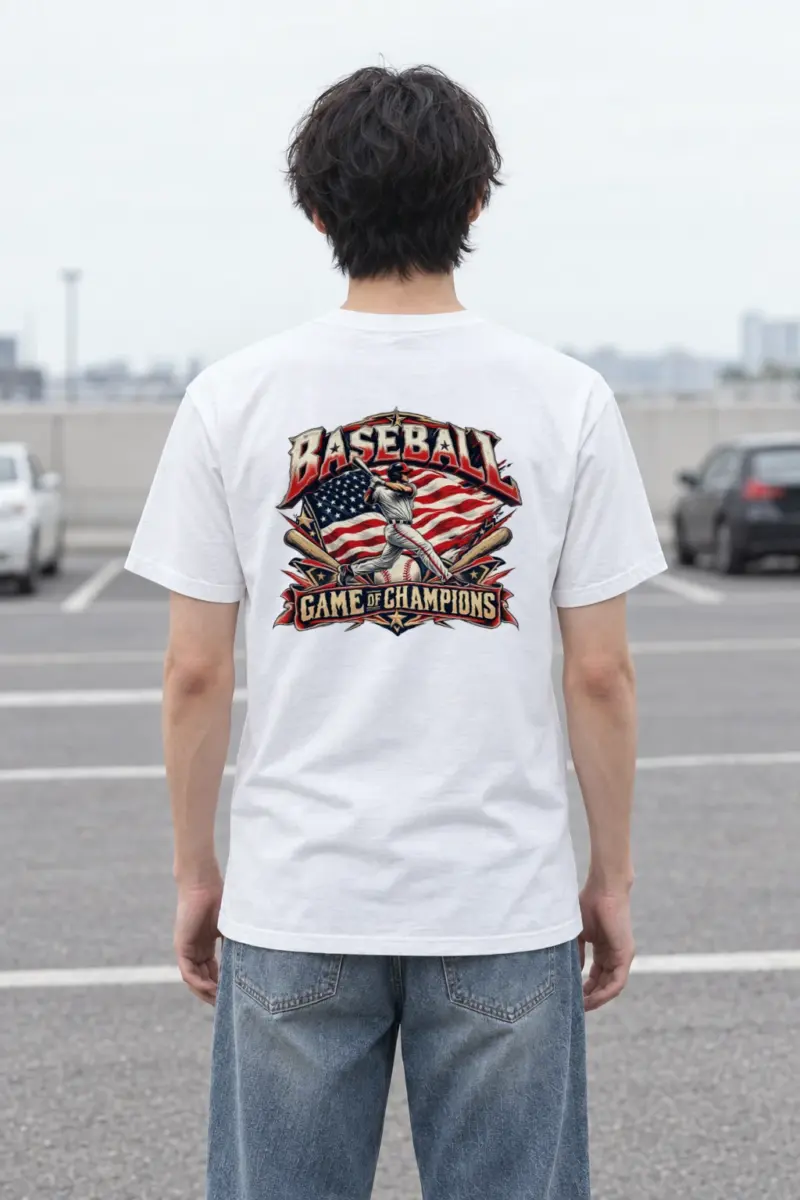 "Baseball Game Of Champions" Heavyweight Unisex Crewneck T-shirt