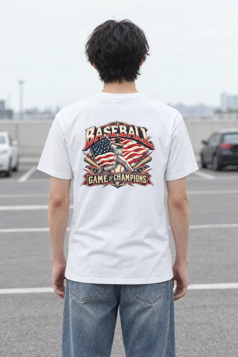 "Baseball Game Of Champions" Heavyweight Unisex Crewneck T-shirt