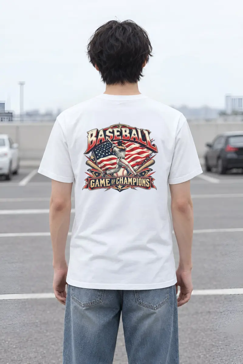 "Baseball Game Of Champions" Heavyweight Unisex Crewneck T-shirt