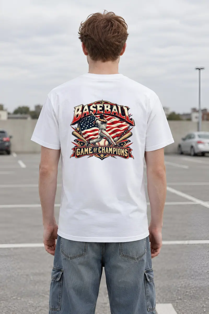 "Baseball Game Of Champions" Heavyweight Unisex Crewneck T-shirt