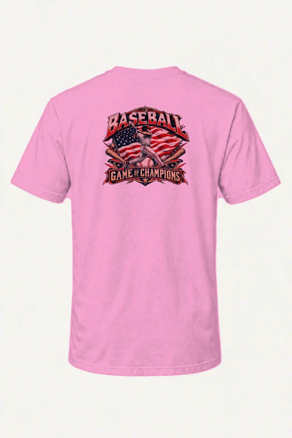 "Baseball Game Of Champions" Heavyweight Unisex Crewneck T-shirt | Gildan 5000