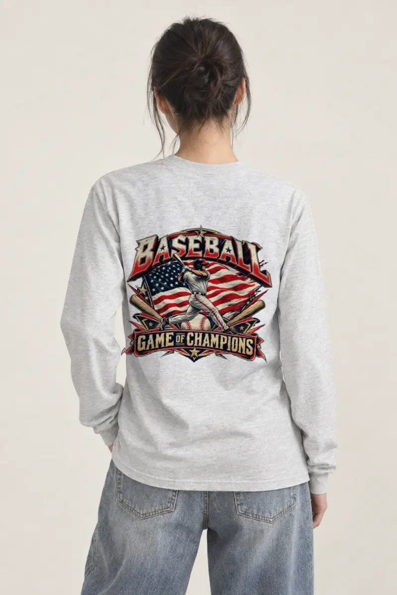 "Baseball Game Of Champions" Unisex Longsleeve T-shirt