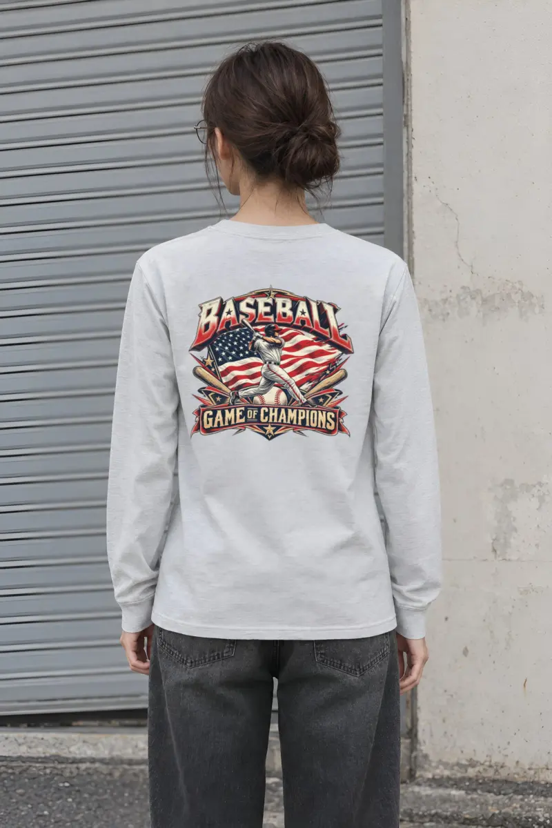"Baseball Game Of Champions" Unisex Longsleeve T-shirt
