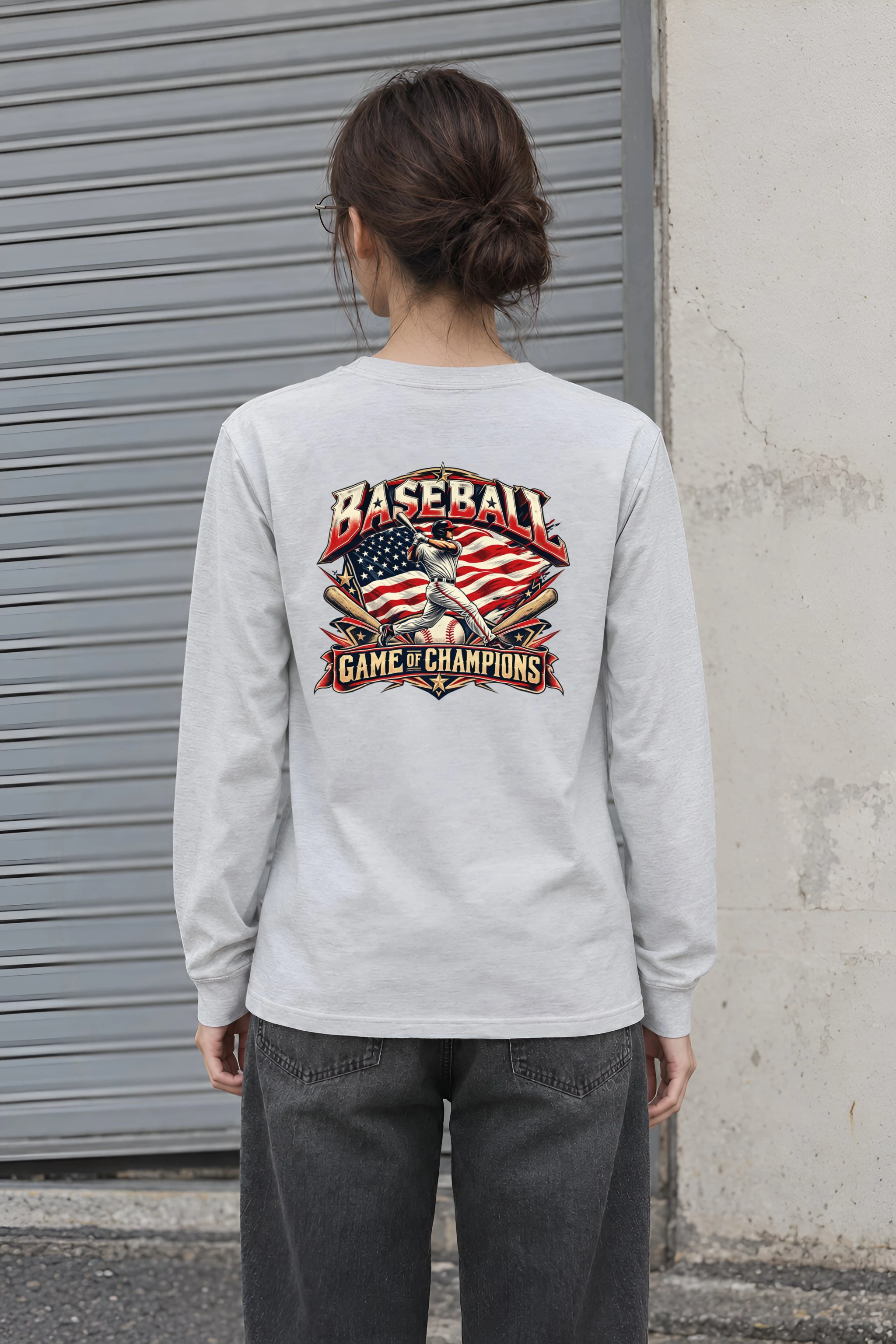 "Baseball Game Of Champions" Unisex Longsleeve T-shirt
