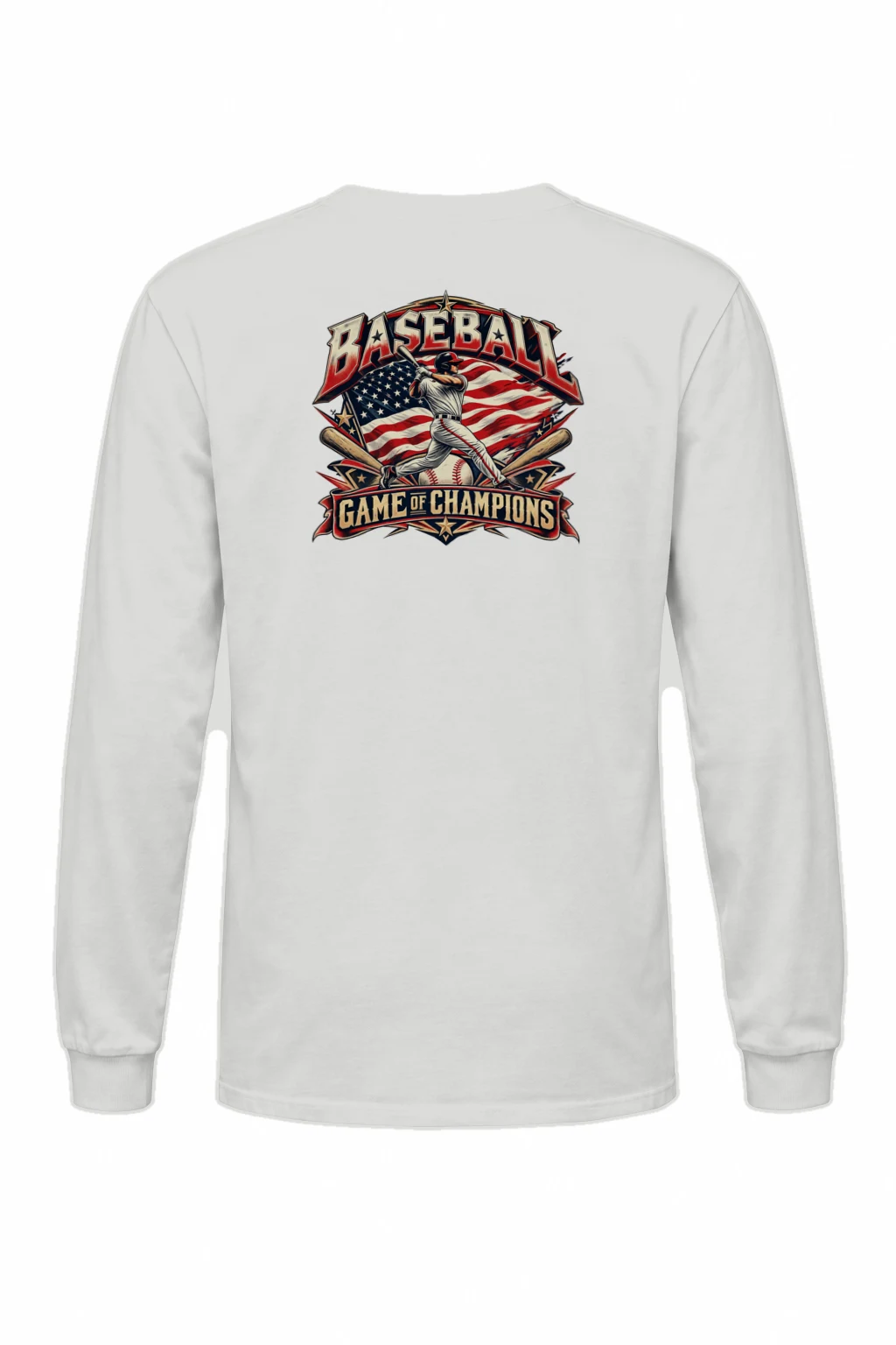 "Baseball Game Of Champions" Unisex Longsleeve T-shirt | Gildan 2400