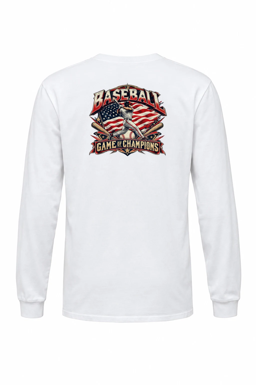 "Baseball Game Of Champions" Unisex Longsleeve T-shirt | Gildan 2400