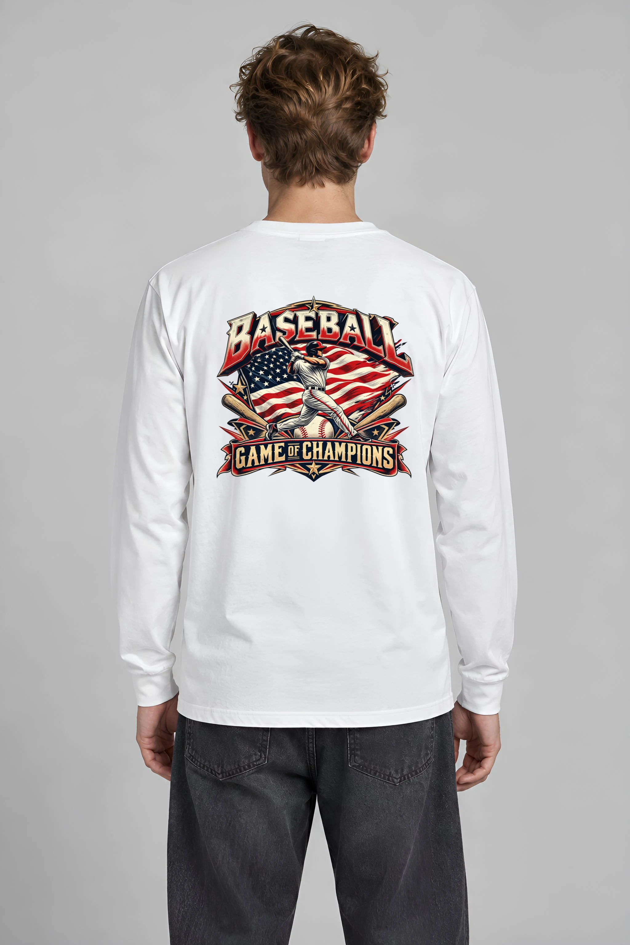 "Baseball Game Of Champions" Unisex Longsleeve T-shirt