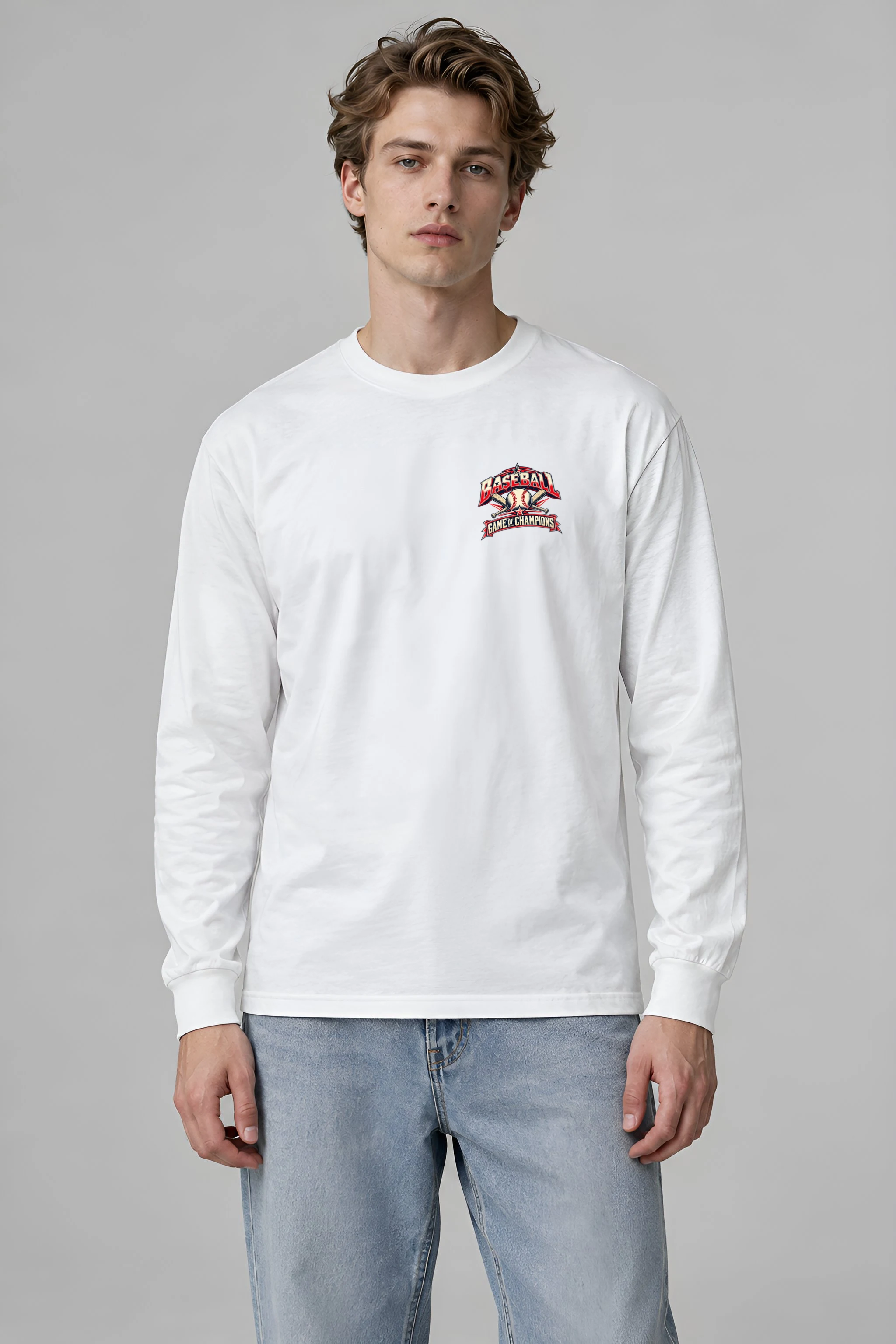"Baseball Game Of Champions" Unisex Longsleeve T-shirt