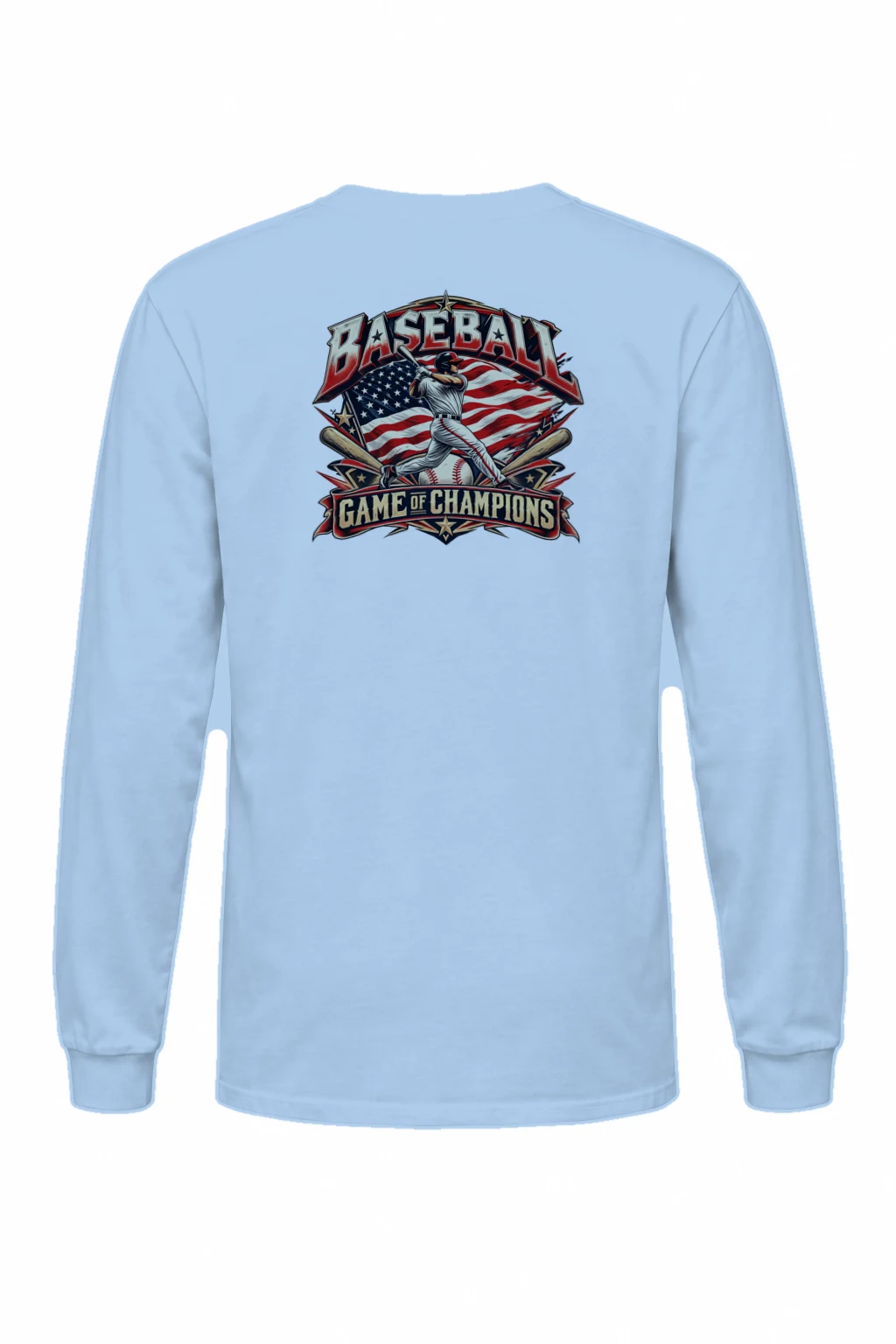"Baseball Game Of Champions" Unisex Longsleeve T-shirt | Gildan 2400