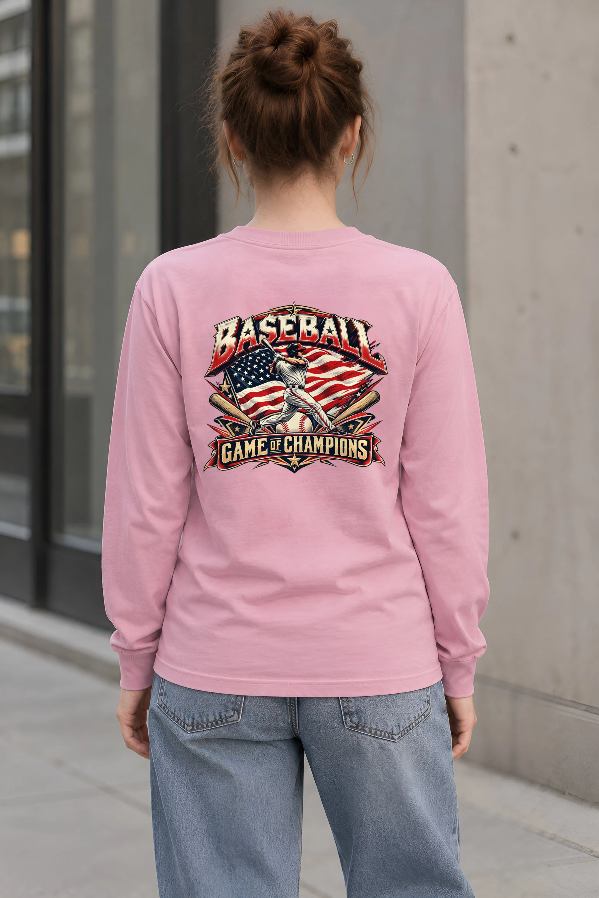 "Baseball Game Of Champions" Unisex Longsleeve T-shirt