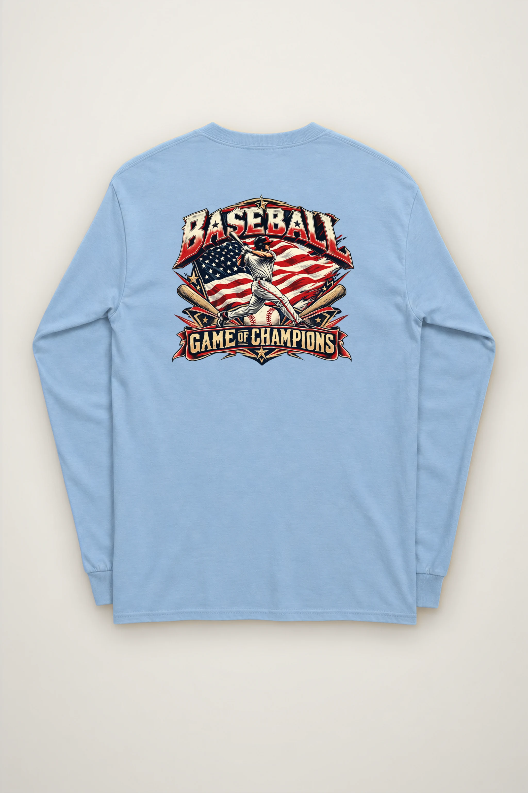 "Baseball Game Of Champions" Unisex Longsleeve T-shirt