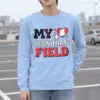 "Baseball Heart Stitch" Unisex Longsleeve T-shirt