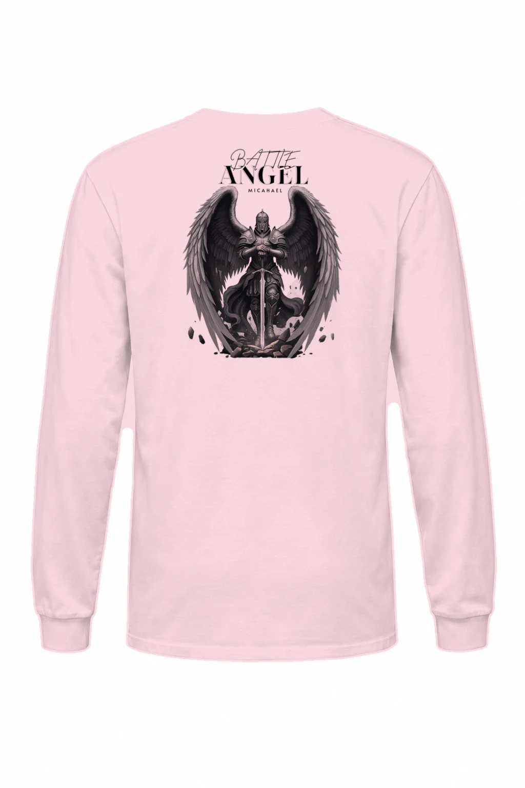 "Battle Angel Michael" Unisex Longsleeve T-shirt | Gildan 2400