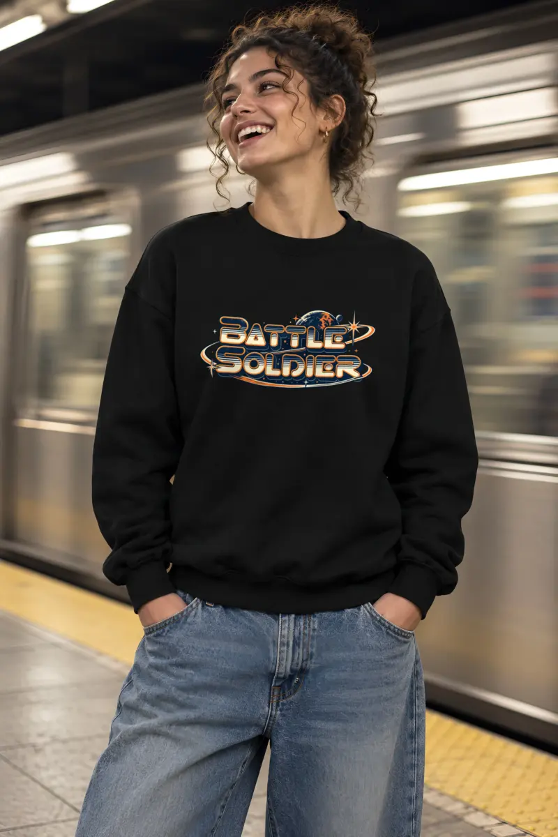 "Battle Soldier" Heavy Blend Unisex Crewneck Sweatshirt