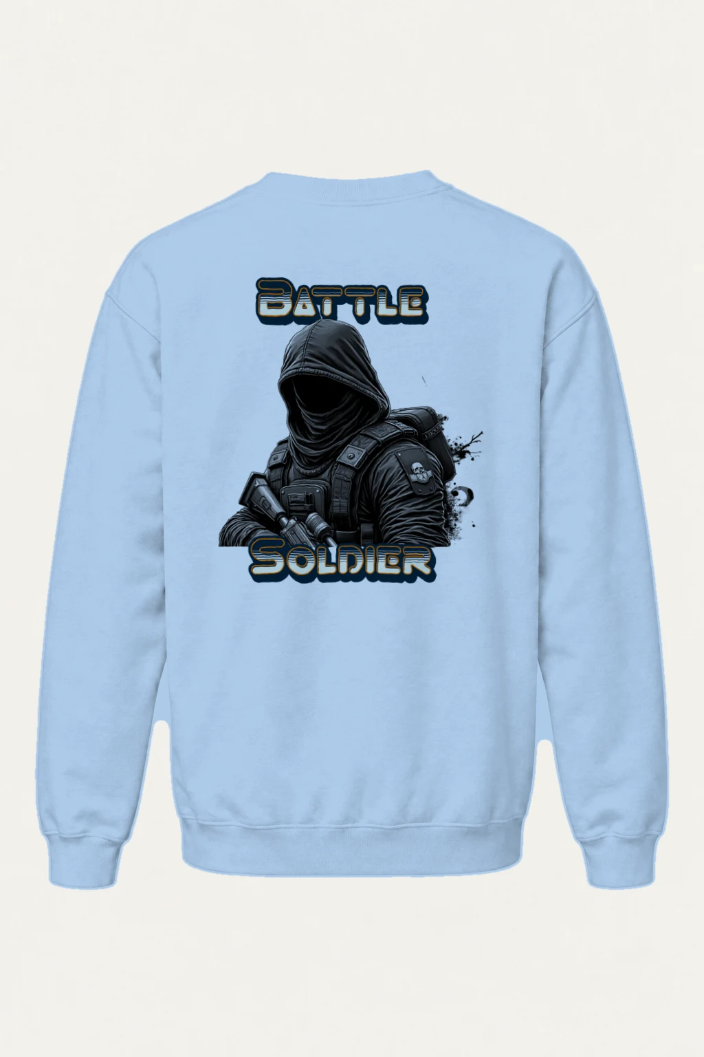 "Battle Soldier" Heavy Blend Unisex Crewneck Sweatshirt | Gildan 18000