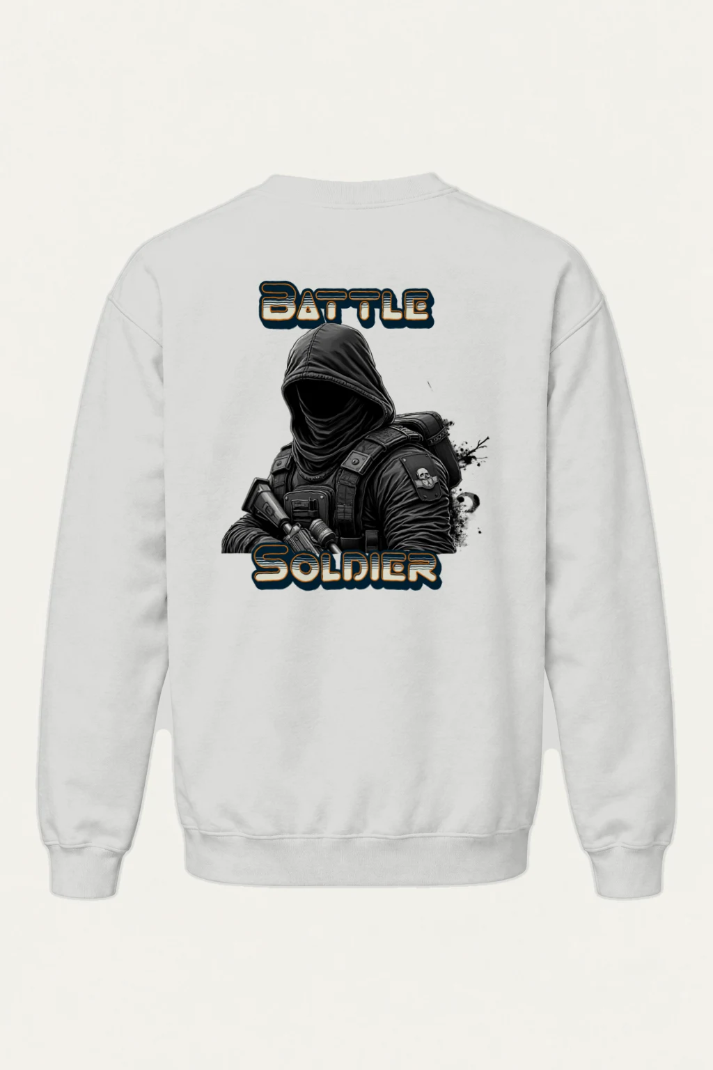 "Battle Soldier" Heavy Blend Unisex Crewneck Sweatshirt | Gildan 18000