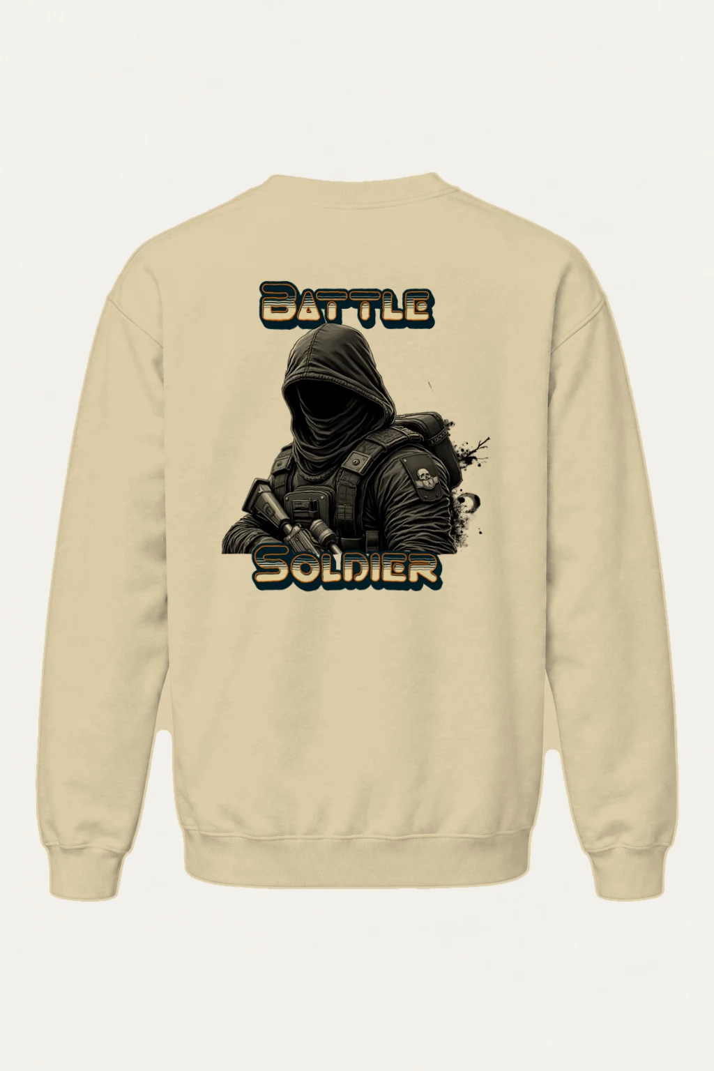 "Battle Soldier" Heavy Blend Unisex Crewneck Sweatshirt | Gildan 18000