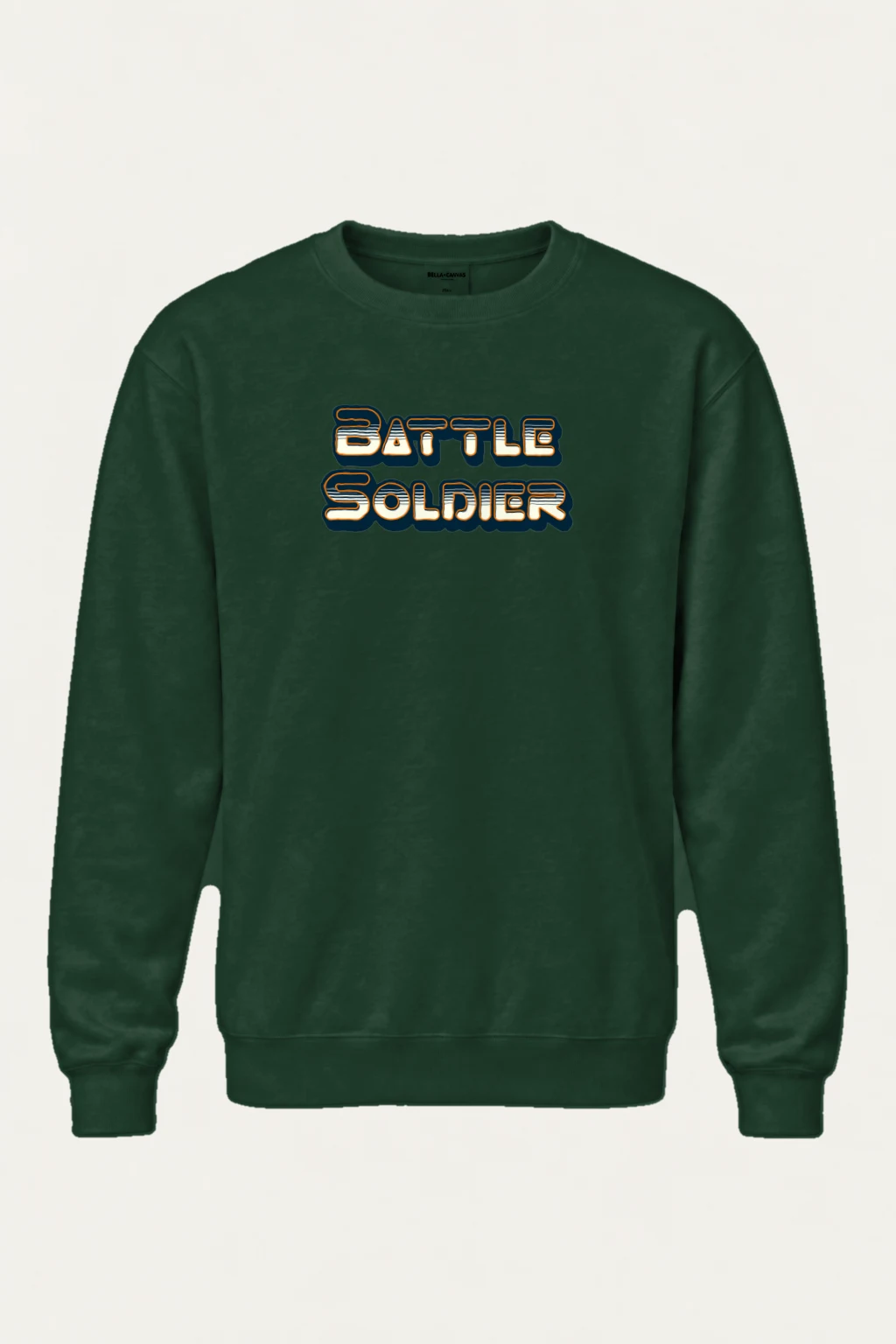"Battle Soldier" Heavy Blend Unisex Crewneck Sweatshirt | Gildan 18000