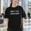 "Battle Soldier" Heavyweight Unisex Crewneck T-shirt | Gildan 5000