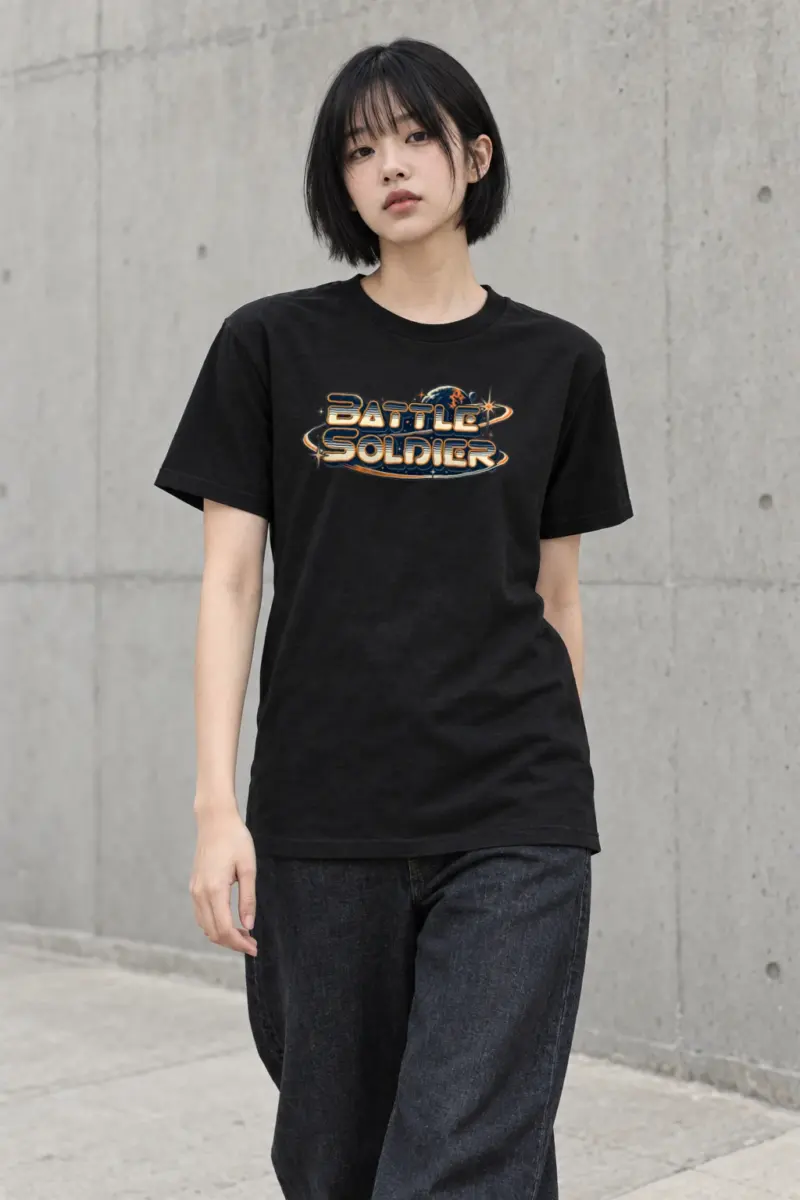 "Battle Soldier" Heavyweight Unisex Crewneck T-shirt | Gildan 5000