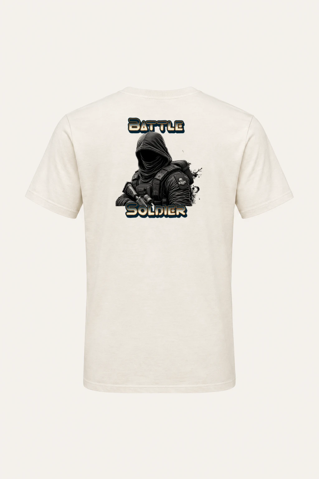 "Battle Soldier" Heavyweight Unisex Crewneck T-shirt | Gildan 5000