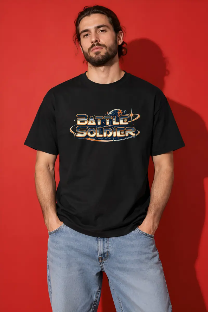 "Battle Soldier" Heavyweight Unisex Crewneck T-shirt