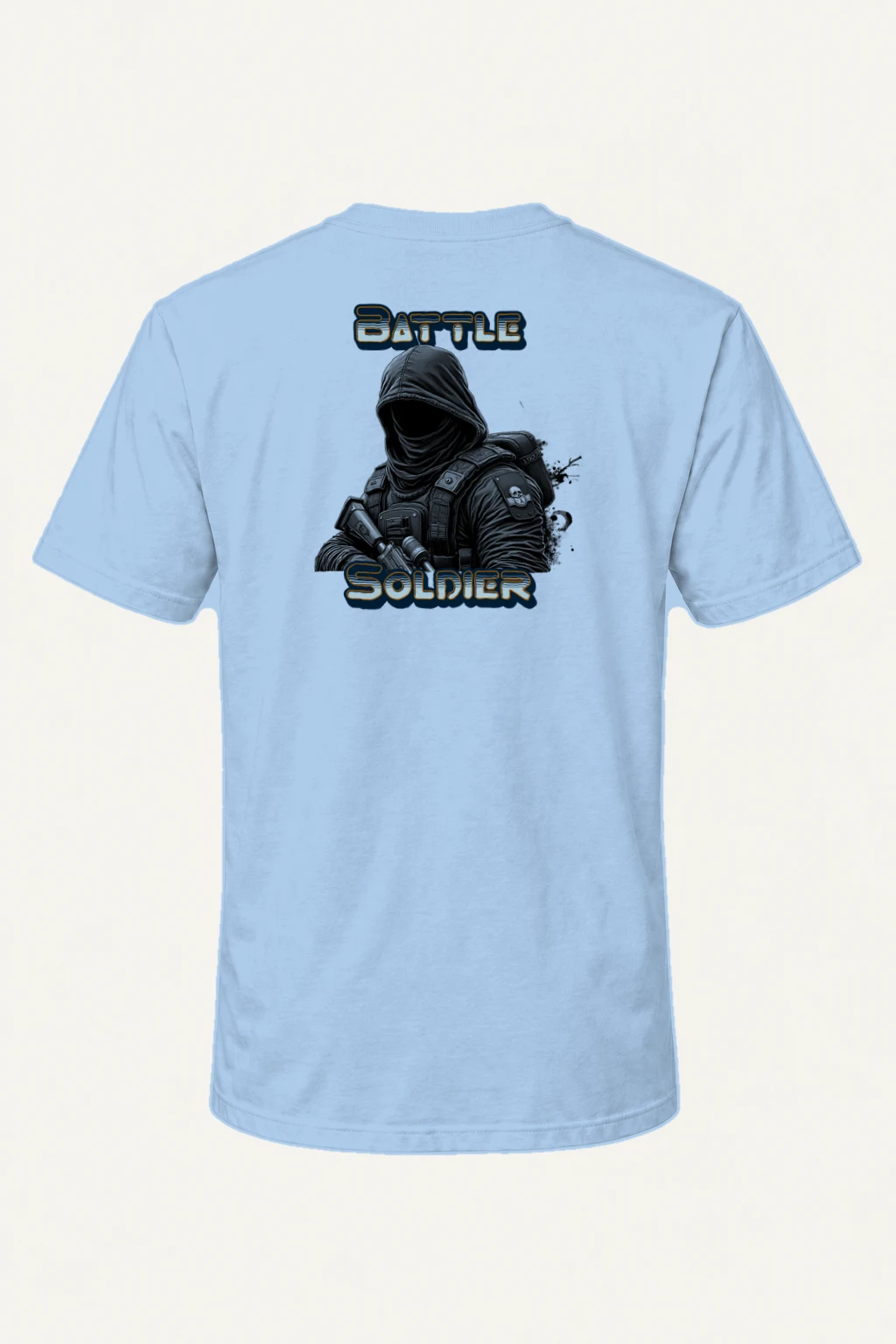 "Battle Soldier" Heavyweight Unisex Crewneck T-shirt | Gildan 5000