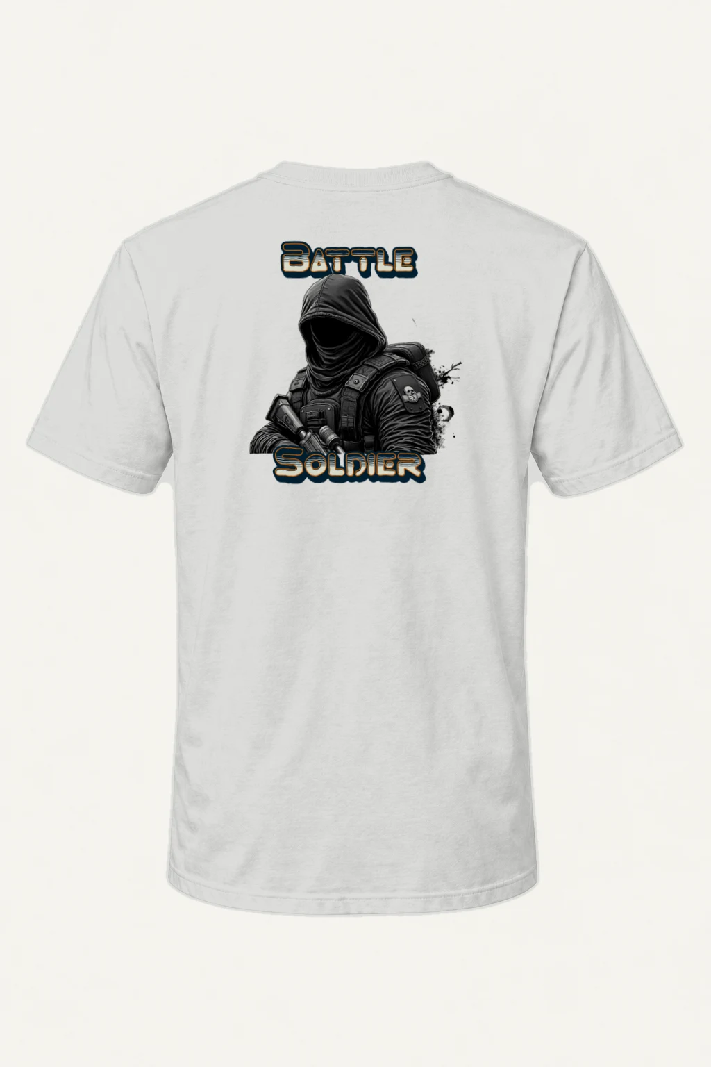 "Battle Soldier" Heavyweight Unisex Crewneck T-shirt | Gildan 5000