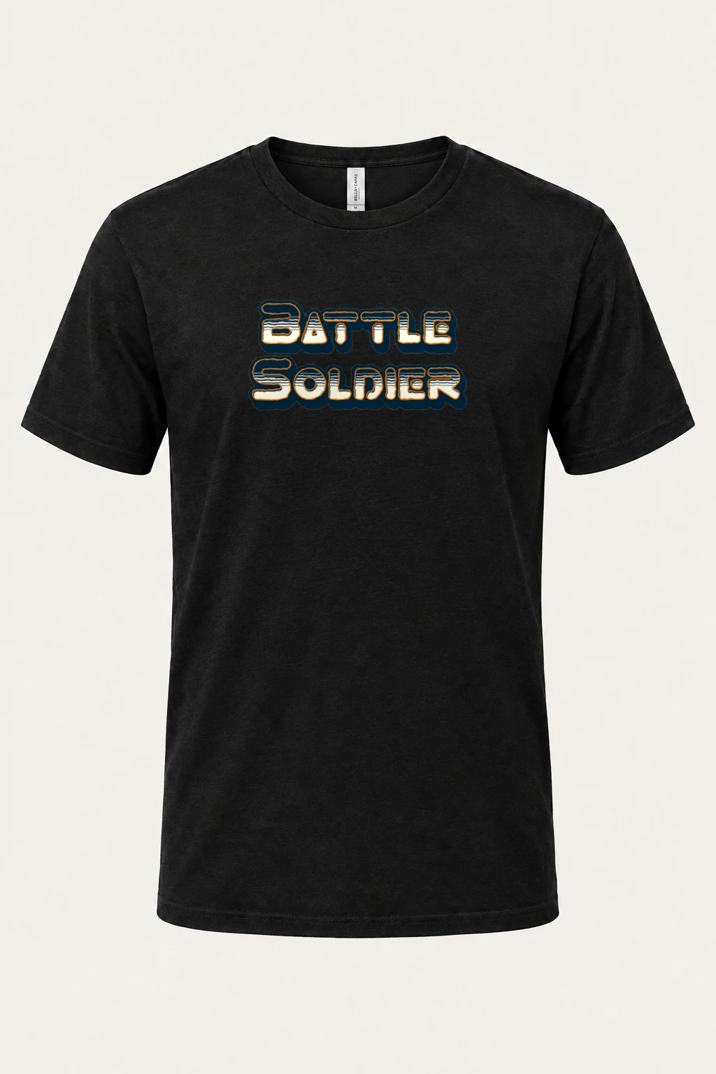 "Battle Soldier" Heavyweight Unisex Crewneck T-shirt | Gildan 5000