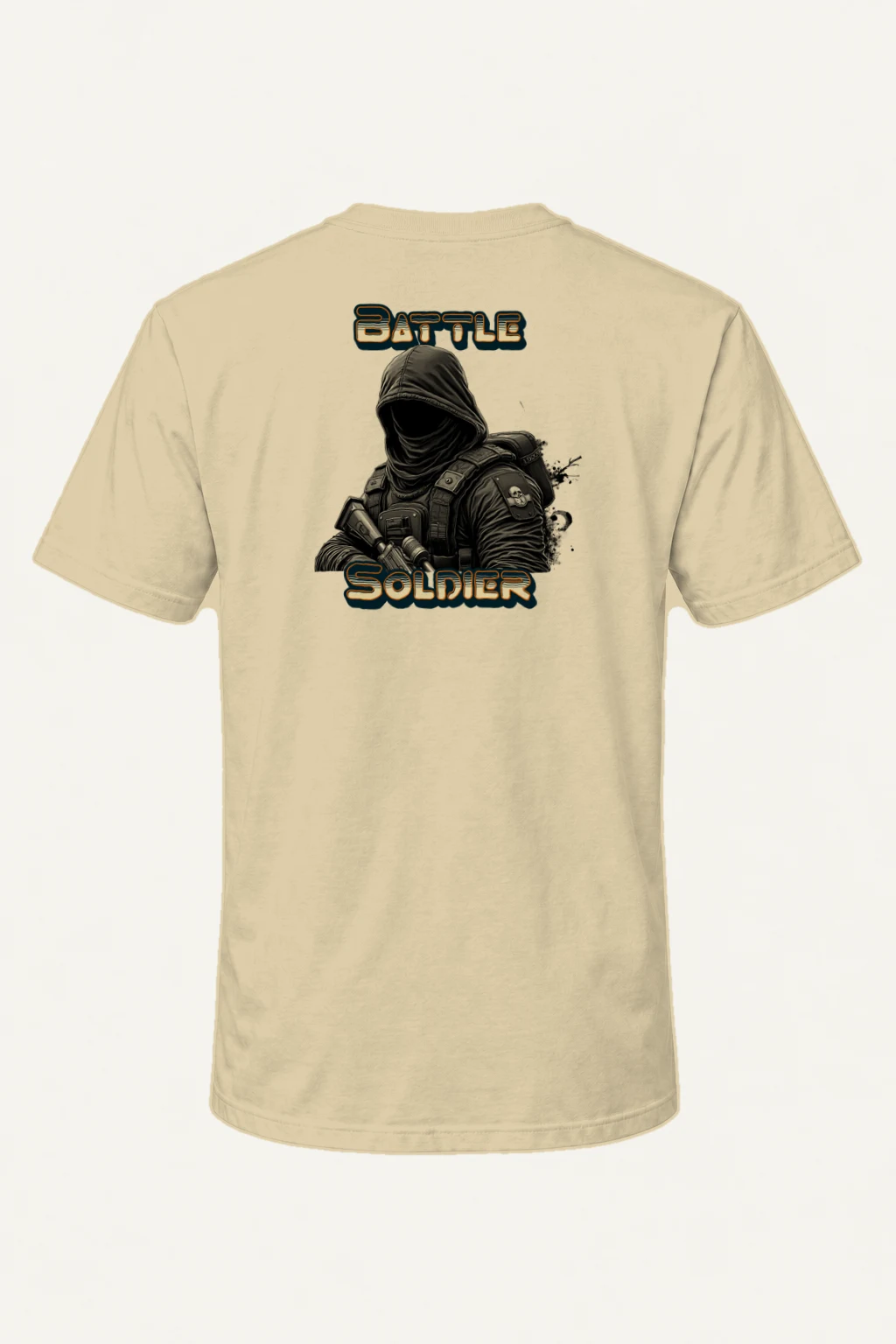 "Battle Soldier" Heavyweight Unisex Crewneck T-shirt | Gildan 5000