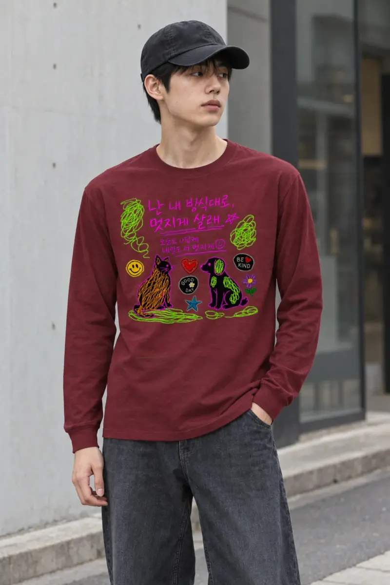 "Be Kind Good Day" Unisex Longsleeve T-shirt