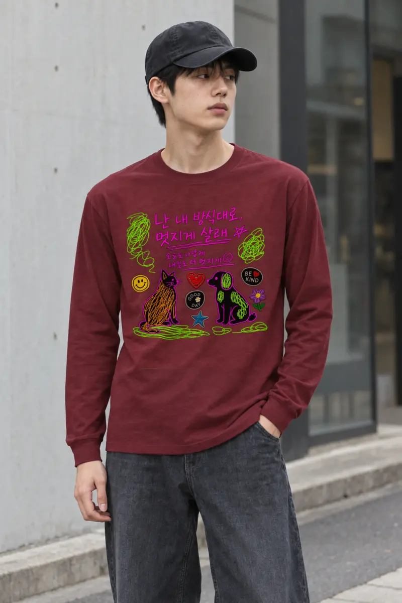 "Be Kind Good Day" Unisex Longsleeve T-shirt