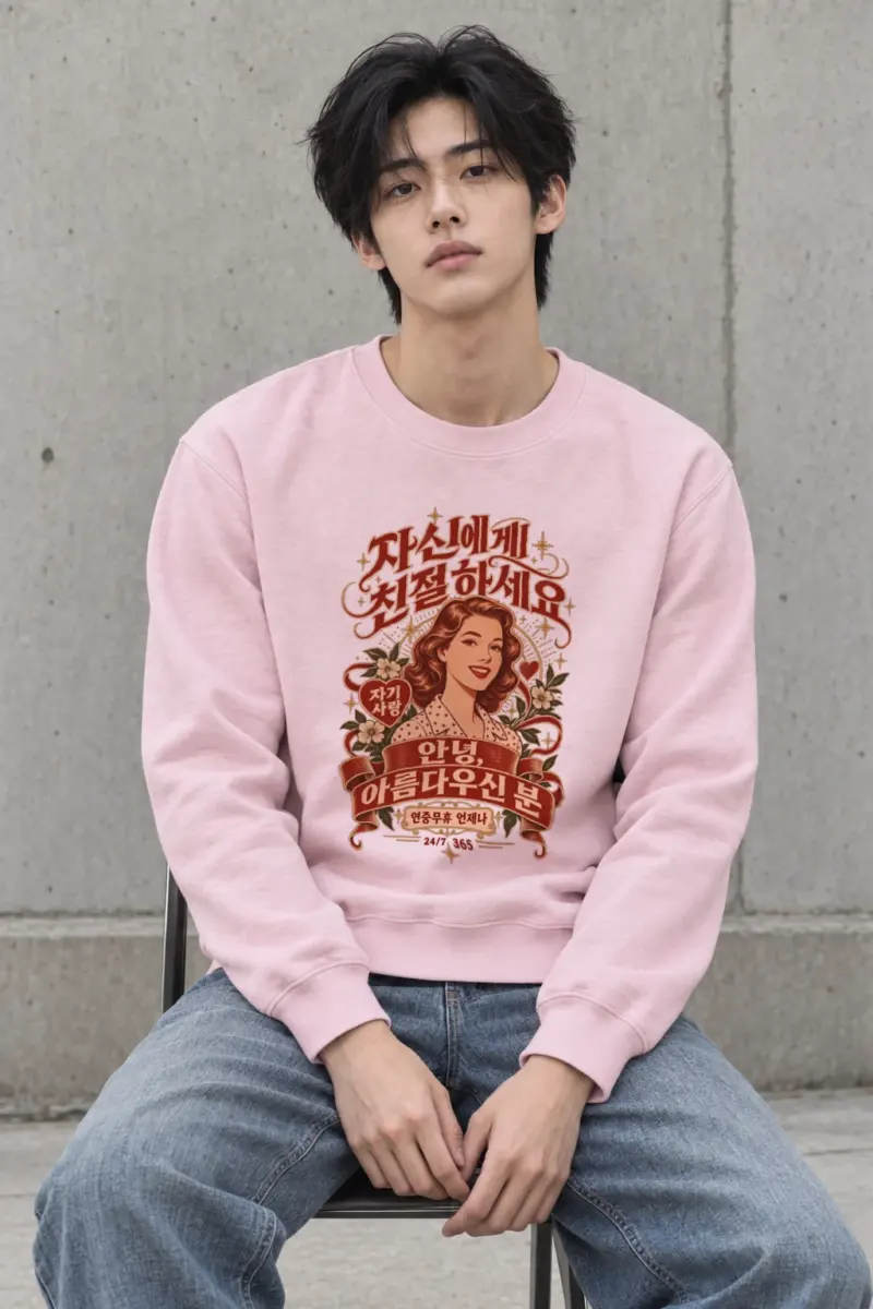 "Be Kind To Yourself" Heavy Blend Unisex Crewneck Sweatshirt | Gildan 18000