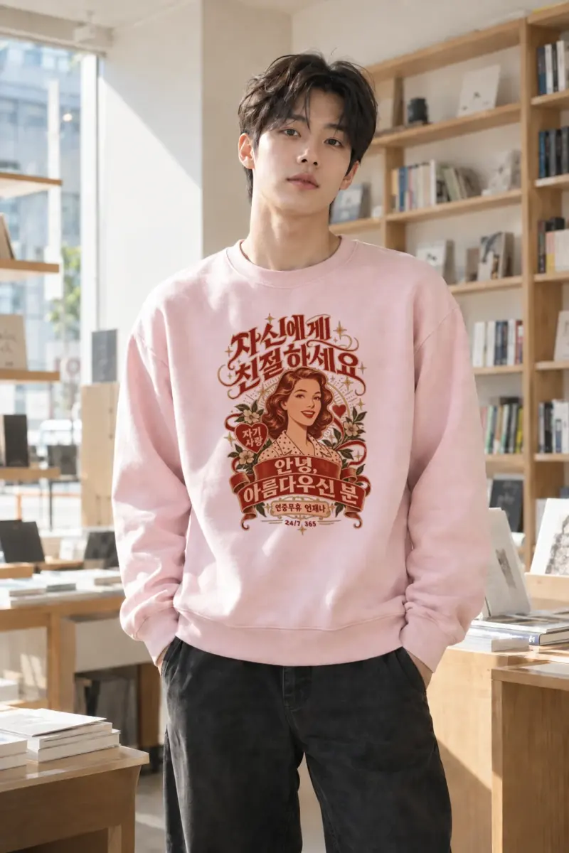 "Be Kind To Yourself" Heavy Blend Unisex Crewneck Sweatshirt | Gildan 18000