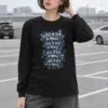 "Be Myself Metallic Layers" Unisex Longsleeve T-shirt
