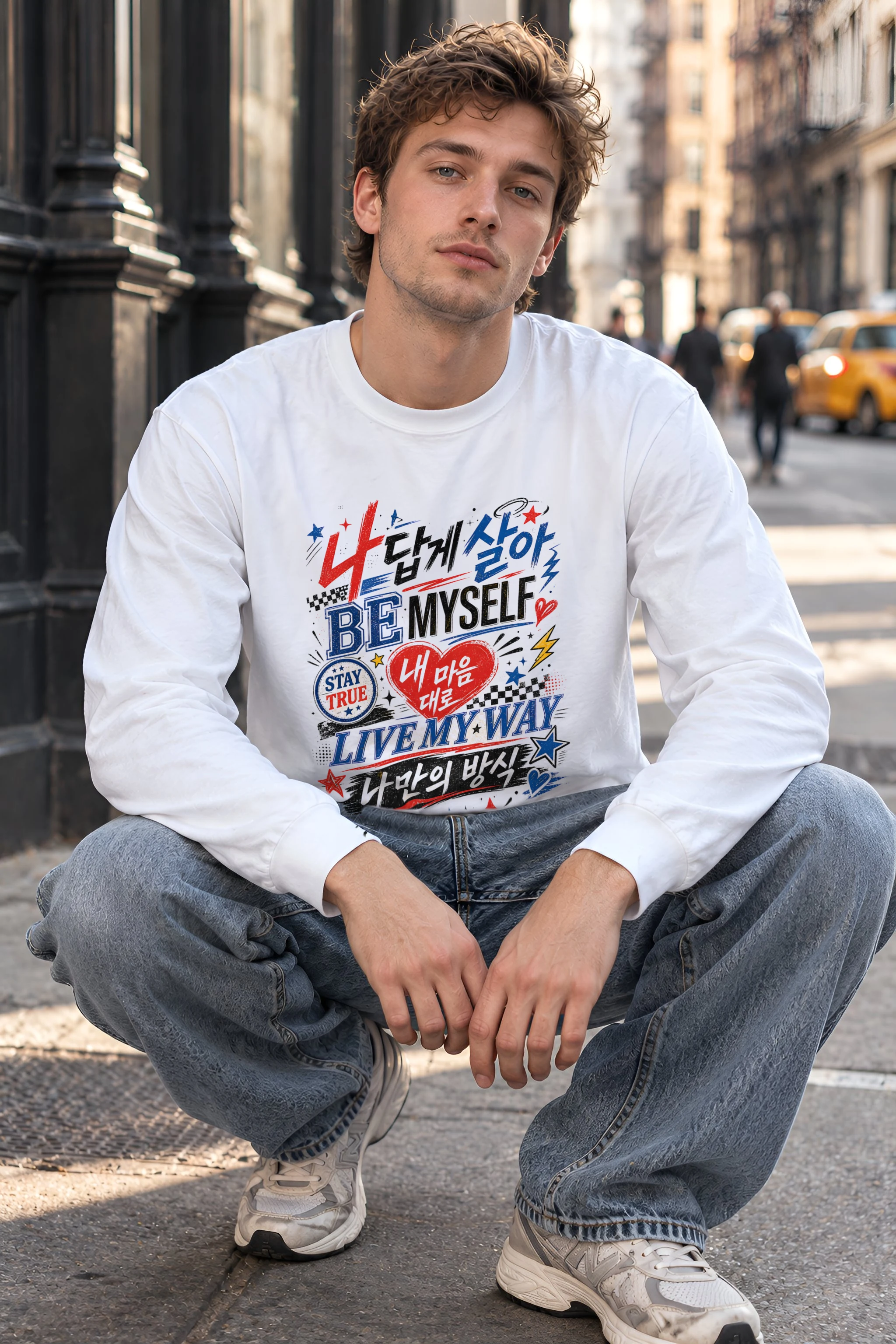 "Be Myself" Unisex Longsleeve T-shirt