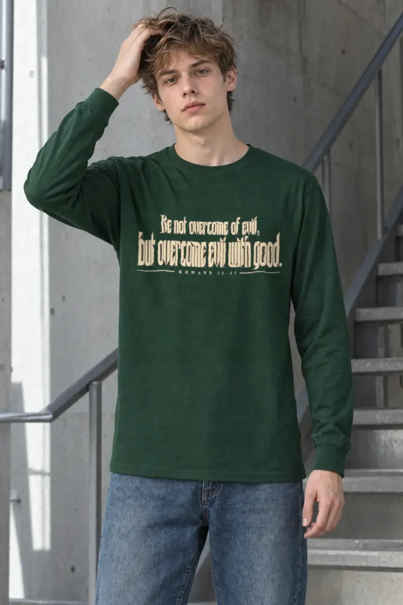 “Be Not Overcome of Evil” Unisex Longsleeve T-shirt